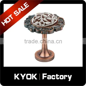 KYOK Antique Brass Magnetic Curtain Hook, Crystal Curtain Hook thumbnail-3