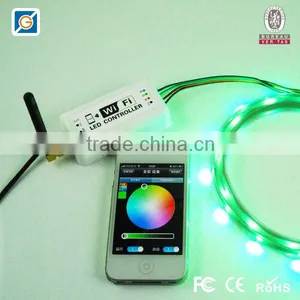 12-24V 12A RGB WiFi LED Controller for LED Strip Light thumbnail-2