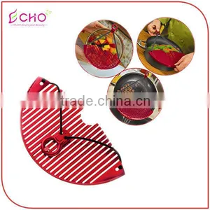 Collapsible Cooking Utensil POM&Silicone Food Grade Strainer/Colander thumbnail-1