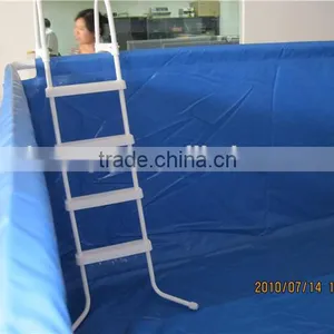Steel Frame Pool/ Metal Rectangular Frame Pool for Sale thumbnail-3