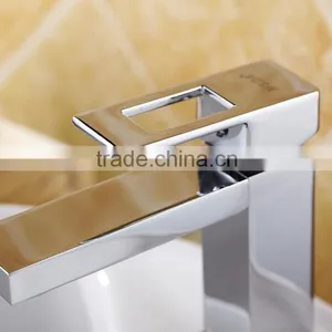 Brass Square Basin Mixer/high Grand Faucet thumbnail-3