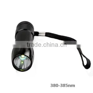 380nm High Power Flashlight 5W Cheaper 380nm uv Flashlight thumbnail-4
