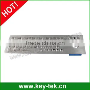 Vandalism Proof Kiosk Keyboards With Trackball thumbnail-1