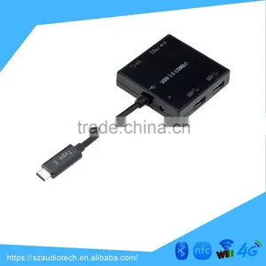 USB 3.1 Type C HUB With SD TF MicroSD Card Reader Slots Quality Choice thumbnail-3