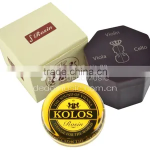 Made In China Violin Shape Rosewood Box Packaged Violin Rosin Case. thumbnail-1