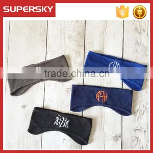 A-105 Fleece Winter Headband Knitted Headband With Fleece Polar Fleece Headband thumbnail-2