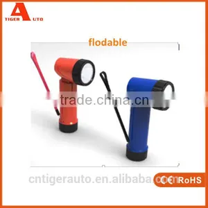 2015 Wholesale Dry Battery LED Flashlight Torch With Foldable Head thumbnail-1