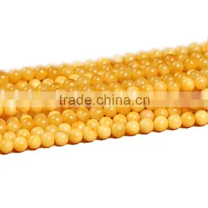 Amber Beeswax Beads Wholesale Generation The Old and New Natural Beeswax Semi-finished Bead Beaded Chain DIY Handmade Jewelry thumbnail-3