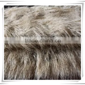 RY15092113 Long Pile Brown Fake Fur Fabric thumbnail-4