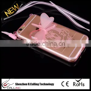 Cute Mickey Mouse Stand TPU Clear Cover For IPhone 6s thumbnail-2