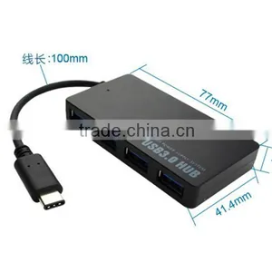 USB 3.1 Type C Hub Multiple 4 Ports Type-C to USB 3.0 Hub Adapter For New Macbook thumbnail-4