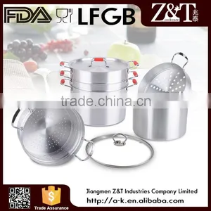 New Product Common Aluminum Steamer With Glass Lid in China thumbnail-1