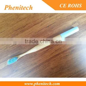 2015 Hot Sale OEM 100% Biodegradable Eco Bamboo Toothbrush thumbnail-5