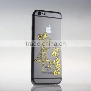 Easy Decorating Phone Sticker 24k Gold Plating Mobile Phone Sticker thumbnail-2