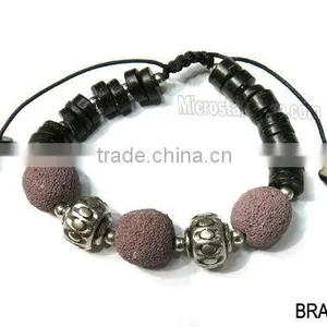 Fashion Lava Stone Bracelets for Men thumbnail-1