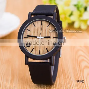 2016 Wholesale Fashion Wrist Wood Color Watch thumbnail-3