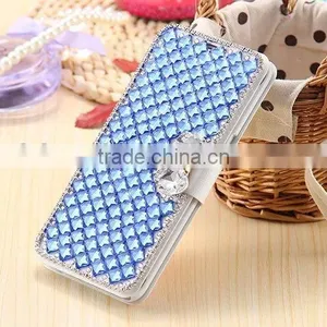 Noble & Shiny Diamond Crystal Case for Samsung Galaxy S7 Luxury Leather Wallet Case thumbnail-5