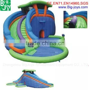 Commercial Spiral 18 Wahoo Inflatable Water Slide thumbnail-1