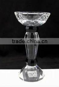 Antique Crystal Candle Holder thumbnail-1