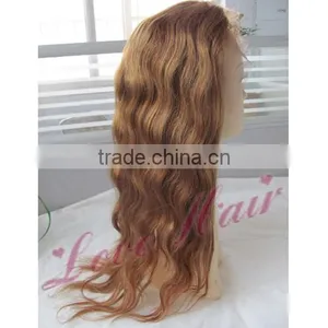 The Best Quality Full Lace Wig 100% Human Virgin Hair Unprocessed Indian Hair Lace Wig thumbnail-1