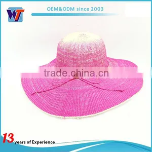 Foldable Golf Wide Brim Straw Hat thumbnail-2
