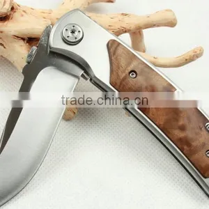OEM Outdoor Hunting Knife With Wooden Handle thumbnail-5