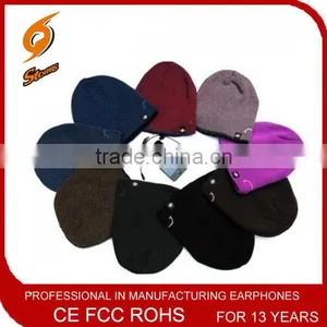 Customized Winter Beanie/Music Hat Earbud for Sale Promotion thumbnail-1