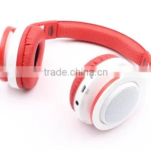Cafini Colorful BT Headphone, Cheap Bluetooth 3.0 TF USB FM Rechargeable Headphone With Lamp thumbnail-1
