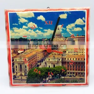 Wholesale Costom Printing Logo on Wood Decorative Wall Clock thumbnail-3