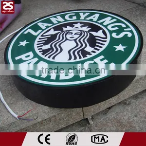 LED Acrylic Double Sides Round Vacuum Formed Display Light Box for Chain Shop thumbnail-5