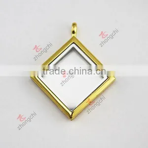 30MM Crystals Round God Design High Quality Locket thumbnail-5