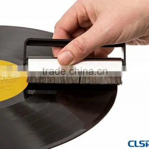 Opula Carbon Fiber Vinyl Record Velvet Cleaning Brush With Hang Brush and MSDS thumbnail-1