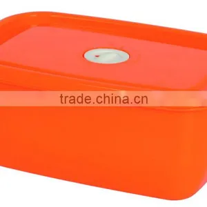 4Pcs High Quality Family Used Squareness Microwave Plastic Food Storage Container thumbnail-4