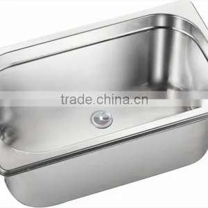 Yacht,Boat,Train and Public Mobile Toilet Used Stainless Steel 304 Rectangular Hand Wash Basin Kitchen Sink GR-Y539C thumbnail-3