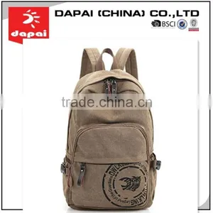 2015 Good Looking Durable Stylish Canvas Laptop Backpack thumbnail-1