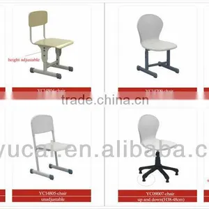 Moveable/height Adjustable School Desk and Chair thumbnail-1