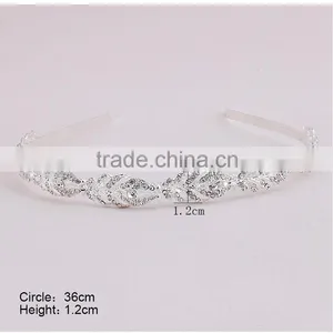 Bridal Wedding Hair Band Ladies Fashion Style Crystal Hair Accessories thumbnail-4