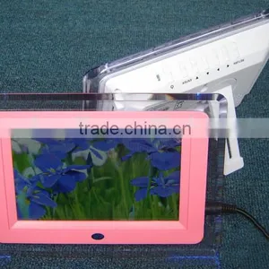 Multimedia SD Card Type Transparent Acrylic 7 Inch Lcd Photo Digital Frame thumbnail-4