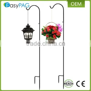 Top Quality Metal Iron 1.5m Garden Decorative Lantern Shepherd Hook thumbnail-5