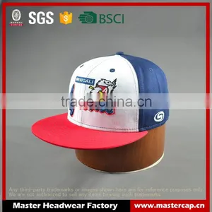 China Factory Custom 6-panel Snapback Caps With Embroidery Logo thumbnail-1