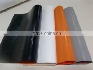 Matte/ High Glossy 18oz/610g PVC Vinyl Coated Polyester Fabric Tarpaulin thumbnail-1