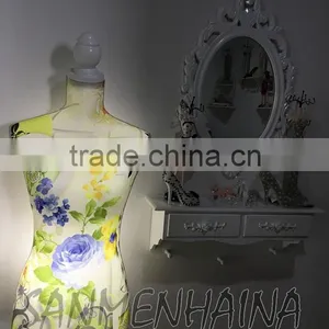 Plant Printing Elastic Fabric Female Mannequin thumbnail-3