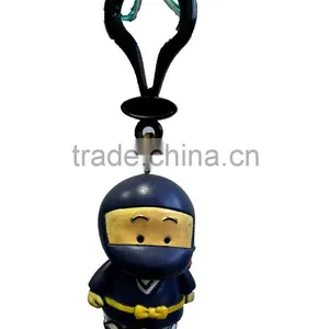 5cm Plastic Keychain Toys,Custom Vinyl Gift Toys thumbnail-1