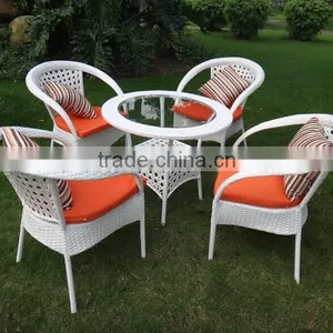 Wicker Rattan Coffee Table and Chair/ Patio Tea Set/ Bistro Set thumbnail-5