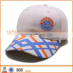 Plain White Unstructured Baseball Cap, Dad Hat Customized Sport Caps thumbnail-1