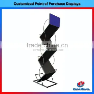Hot Sale Attractive Metal Brochure Holder Floor Stand thumbnail-1