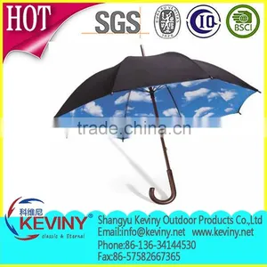 High Quality Straight Umbrella Double Layers Umbrella OEM Design Customs Logo Printing Manufactured in China Paraguas Factroy thumbnail-2