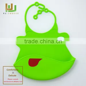 Wholesale Custom Fancy Cute Soft Baby Drool Bib Waterproof Silicone Baby Bib Baby Lunch Bibs thumbnail-1