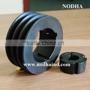 V Pulleys and Taper Bush, European Standard V Belt Pulley Black Phosphated Pulley thumbnail-1