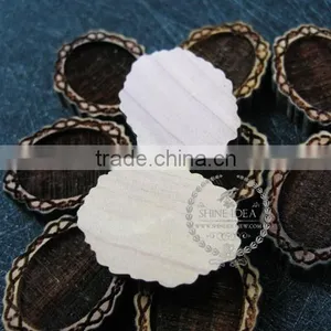18*13mm Setting Size Vintage Style Natual Log Wood Bezel Carving Flower Pendant Setting DIY Findings Supplies 1421083 thumbnail-4